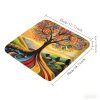 product-fancy-c62578b4-3130-474f-b7f3-cc05598d981d 1pc Spiral Flower Tree Pattern Courtyard Chair Seat Cushion, Indoor And Outdoor Seat Cushions, Back Cushions, Size 19.7*17.7*1.57inch, Suitable for Garden Chairs, Office Chairs And Floor Seats. Soft And Comfortable