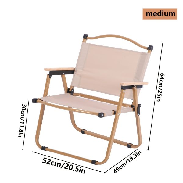 product-fancy-c69e6535-41df-447b-8fcd-5239668ac66a Kermit Chair - Thickened Steel Pipe, Anti-Slip Mat at The Bottom for Stability, 600D Oxford Cloth for Sturdiness And Wear Resistance, Foldable for Easy Carrying, Very Suitable for Camping, Tailgate Parties, Bonfires, Terraces