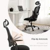 product-fancy-c78dcf42-279e-4045-bf5f-c12a8ab02a8e Ergonomic Office Desk Computer Chair - High Back Comfy Swivel - Home Gaming Mesh Chairs With Wheels - 144° Tilt For Study - Adjustable Headrest - Comfortable Lumbar Support - Flip-up Arms