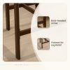 product-fancy-c8418ee9-7edf-4019-b0fa-c2127bda2727 KERDOM 26'' Tall Bar Stools, Upholstered in Linen Fabric with Backrest And Footrest, Spacious Cushion Seat for Kitchen Islands, Dining High Chair for Restaurant Counters, Curved Back Support