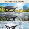 product-fancy-c96e5e64-5d81-4629-bcba-88709ce6de3c Collapsible Outdoor Side Table, Durable HDPE Adirondack Table, Convenient Portable End Table, Resistant to Weather for Camping, RV, Poolside, Garden, Suitable for Indoor And Outdoor Use