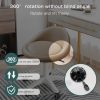 product-fancy-c9be5b3b-4ba1-42ab-8318-99d59ca5bf90 Adjustable Rolling Stool with Backrest, 360° Swivel Salon Chair with Wheels, Vanity Stool for Spa, Tattoo, Massage, Office, And Makeup Height Adjustable And Comfortable