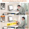 product-fancy-ca1629c7-c442-4095-b9e5-e1a085d98125 Enhomee 57" Computer Desk with Drawers And Printer Space, Office Desk with Power Outlets, Home Office Desks with File Drawers Cabinet, Study Writing And Gaming Desk with Shelves Monitor Stand