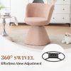 product-fancy-ca3ea188-2fcb-4933-8b16-d4e53d331477 Swivel Accent Chair, Modern 360° Barrel Chair with Curved Backrest, Round Vanity Armchairs for Bedroom, Living Room, Reading Room