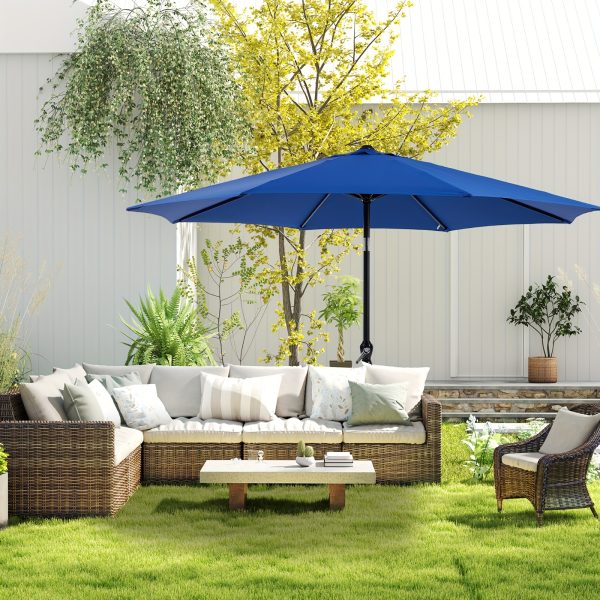 product-fancy-ca85d0db-c652-4abd-b7ff-09558a92d05a 9ft Patio Umbrella, Outdoor Pool Umbrella, 9ft Camping Umbrella, Waterproof Table Umbrella