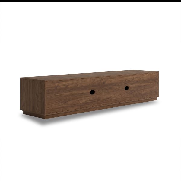 product-fancy-ca9af808-7efe-4b35-968d-084f56bc9f67 86.6" Wide Walnut TV Stand for Tvs Up to 85", Modern Fluted Door Media Console with Large Storage Cabinets for Living Room & Bedroom