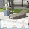 Outdoor Chaise Lounge Chair Set Of 2 For Outside Pool Patio, Adjustable Waterproof Easy Assembly Chaise Lounge Outdoor