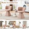 product-fancy-cbd599c8-5e41-4b72-993e-9647fac4e1c5 Swivel Accent Chair, Modern 360° Barrel Chair with Curved Backrest, Round Vanity Armchairs for Bedroom, Living Room, Reading Room
