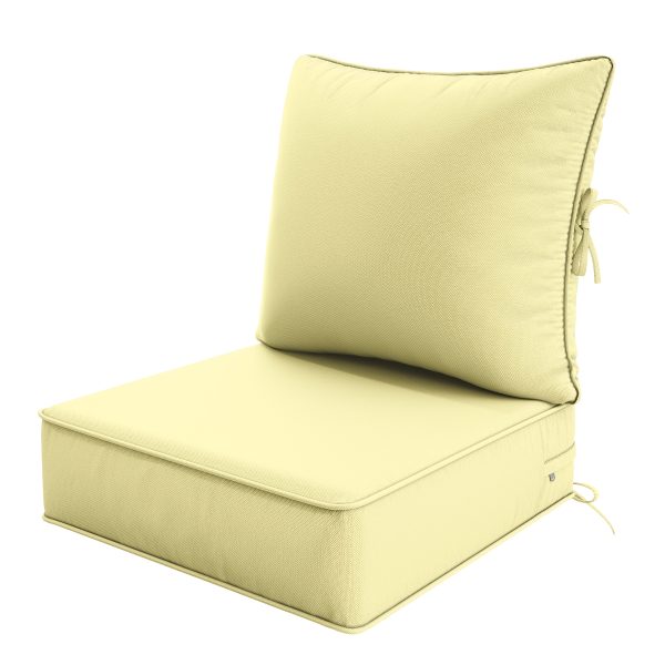 product-fancy-cd346ac1-f7ff-48bc-b52c-9210a0b221c7 Outdoor Cushion Set of 1pc/2pcs/4pcs/6pcs - Thick 35D High-Density Foam Cushions Measuring 24*24*6.5 Inches, Featuring Quick Rebound, High Durability, And Easy Cleaning, Suitable for Outdoor Furniture Like Sofas And Patio Chairs