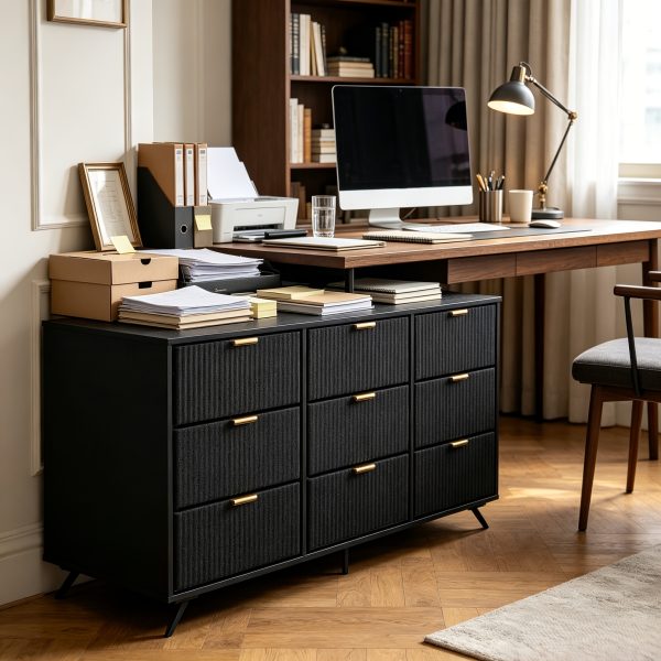 product-fancy-cd5180b8-791f-44b2-b95e-bc059328a5b5 9 Drawer Modern Fluted File Cabinet, Wide Drawers with Metal Handles, Multi-Functional Storage Cabinet for Home Office