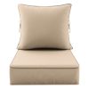 product-fancy-cea8bab6-6c69-4c7b-8093-6288ea9dfb1b Outdoor Cushion Set of 1pc/2pcs/4pcs/6pcs - Thick 35D High-Density Foam Cushions Measuring 24*24*6.5 Inches, Featuring Quick Rebound, High Durability, And Easy Cleaning, Suitable for Outdoor Furniture Like Sofas And Patio Chairs