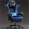 product-fancy-cef332e8-9614-4878-a0bf-4bbe35f18b73 Gaming Chair with Massage Lumbar Support Ergonomic Computer Chair for Adults with Footrest and Lumbar Support with 360° Swivel Seat PU Leather Office Chair, Crafted From Durable Faux Leather, Best Gift for Father and Boyfriend
