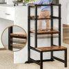 product-fancy-d0f63b4b-a2d6-4b34-b51a-cdd5c2da75c6 Adjustable Toddler Step Stool with Safety Rail, Wooden & Steel Learning Tower for Kids, Height Adjustable Kitchen Stool for Toddlers