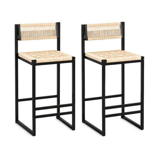 product-fancy-d1354ea4-59dd-489a-8dee-4b419c6c439f Set Of 2 Modern Oriental Style Bar Stools, Velvet Upholstered Counter Height Chairs with Backrest & Footrest, Golden Metal Frame Kitchen Island Dining Stools, Multi-Color & Multi-Finish New Asian Aesthetic
