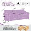 product-fancy-d186fffa-4328-4b19-aa2b-82ca71e32051 83" Sofa Couch, Small Modern Loveseat, Love Seat with 2 Seater, Velvet Loveseat Sofa, Small Couch for Living Room, Bedroom, Office