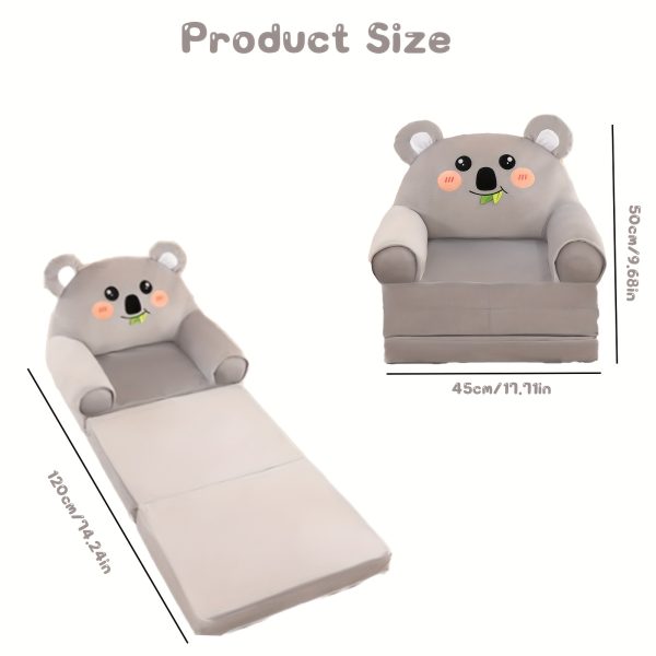 product-fancy-d1d19989-cb15-4704-a326-8e582d25d4e3 Foldable Sofa Three-Fold Comfortable Sofa Stool A Very Cute Design Removable & Washable Perfect for Living Room & Bedroom Use Halloween And Christmas Gifts