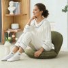 product-fancy-d21d7959-aff9-40a2-bdf4-41e594d9bb37 Comfortable Breathable for Home (Pouf/Ottoman), Off-White 3D Weaving, for Living Room, Bay Window & Bedroom, Fits Lazy Sofa & Floor, Soft Body Fit & Stable Support, Perfect for Meditation, Rest & Daily Storage, Soft Cushion