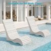 product-fancy-d273dcc9-f298-40ad-9e85-d37f8fca6945 HDPS Pool Lounge Chairs Outdoor Set Of 2, All Weather Chaise Chairs Up to 7 Inches Of Water, Lounge Chair Outdoor, Fade-Resistant Pool Lounger for Deck, Beach, Yard