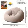 product-fancy-d29e4416-8921-4dcc-bc60-1394efcb8515 A Comfortable Inflatable Bean Bag Sofa in Various Colors, This Portable PVC Lounge Chair Features a Velvety Surface, Suitable for Living Rooms, Bedrooms, Balconies, Reading Rooms, And Various Outdoor Activities Like Camping, Picnics