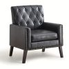 product-fancy-d30bf510-5e16-4549-a363-79ec7c992319 Medieval-inspired Modern Decor Chair, Faux Leather Reception Office Chair-leather Club Chair Suitable for Living Rooms, Bedrooms, Or Waiting Areas.
