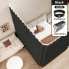 1pc Foldable Room Divider Curtain, Space-Saving Folding Privacy Screen with Hooks, Light-Blocking Polyester Curtain Suitable for Living Room, Bedroom, Kitchen- Modern Home Decoration Divider, Foldable Design, Easy Installation, Durable Fabric, S