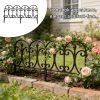 4/10pcs Pack, Decorating Garden Fences And Borders, Heavy-Duty Plastic Outdoor Landscape Grids with End, Suitable for Outside Courtyards, Yards, Flower Beds, Etc., Easy to Install Fence Boards for Animal Barriers, Courtyard Decoration