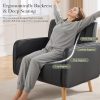 product-fancy-d6507a0d-c31e-431f-ba67-6309c5a7eab0 Armchair, Faux Leather Decorative Chair, Mid-Century Modern Tufted Lounge Chair with Wooden Legs And Pockets, Comfortable Kids' Chair, Reading Chair for Living Room, Waiting Room, Bedroom, Room, Cozy Reception Armchair