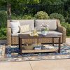 product-fancy-d65ab339-0fe8-4e20-9118-3f1dba38be84 3pcs Outdoor Rattan Sofa Set, All-Weather Ergonomic Patio Furniture with Storage Coffee Table And Cushions, Elastic Seat Cushions, Handwoven Patio Furniture for Porch, Garden, Backyard, Durable Outdoor Furniture for Family Gatherings, Ideal Gift