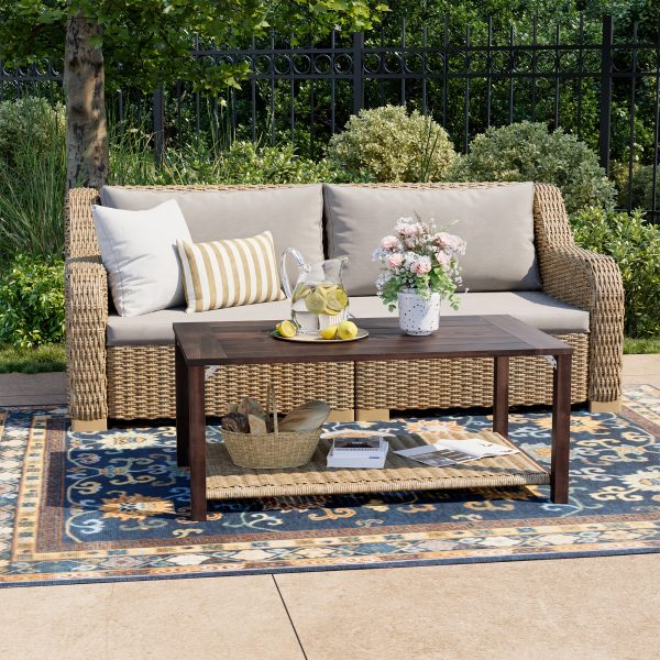product-fancy-d65ab339-0fe8-4e20-9118-3f1dba38be84 3pcs Outdoor Rattan Sofa Set, All-Weather Ergonomic Patio Furniture with Storage Coffee Table And Cushions, Elastic Seat Cushions, Handwoven Patio Furniture for Porch, Garden, Backyard, Durable Outdoor Furniture for Family Gatherings, Ideal Gift