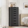 product-fancy-d6c29716-11d9-4ca3-96f5-9aef9fc3f8a0 8 Drawer File Cabinet | Wood Filing Cabinet Under Desk, Vertical Small Filing Cabinet Fits Letter, Legal, A4 Size, Contemporary Hardwood, Floor Mount, Assembled, For Home Office