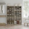 product-fancy-d798acd2-f614-45bc-aef9-757863795502 Shoe Storage Unit, Accommodates 36 Pairs, Freestanding Closet Organizer, 8.8-Inch Wide Wooden Shoe Organizer, 12-Tier Vertical Shoe Rack for Entryway And Bedroom, in White And Greige