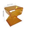 Acrylic Living Room Side Table, Minimalist Acrylic Side Table And Small Apartment Bedside Table, Modern Design, Transparent Home Decor, Living Room Display, Side Table, Easy And Luxurious Tea Set Style Design