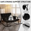 product-fancy-d7d4f86b-9dff-421d-a28a-8da58524a8d7 Outdoor & Indoor Oversized Rocking Chairs, Modern Metal Lounge Rocking Chair with Thick Cushions, High Back Rocker Chair for Living Room, Patio, Porch, Garden, Backyard