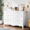 product-fancy-d7ea01f0-d896-4757-8455-ea0412f7a19e Bonnlo Wood Dresser Chest Of Drawers, Clothes Storage Dressers with Curved Legs And 6 Drawer for Bedroom