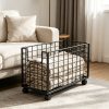 product-fancy-d81f8734-0171-4761-abdd-ffbd9ed8d3ed 1pc Metal Storage Basket With Wheels, Multifunctional Organizer For Laundry, Bathroom And Kitchen, Without Lid, Home Organization Baskets, Boxes And Containers, Shelf Baskets