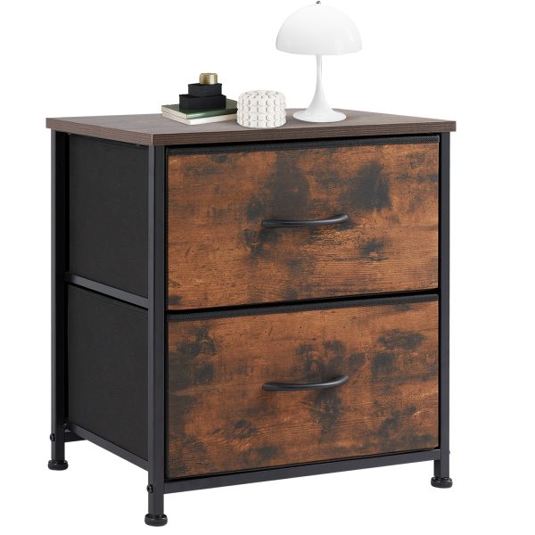 product-fancy-d8b17609-fc29-4a80-bb63-b081fccf6551 Dresser For Bedroom, Storage Drawers, Skinny Fabric Storage Tower With 2/4 Drawers, Tower Organizer Unit, Chest Of Drawers With Wooden Top For Closet, Laundry, Entryway