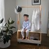 Costume Storage Solution, Tree-Shaped Dress-Up Rack for Children, Costume Organizer with Storage Cabinet, Ideal for Rooms, Living Areas, Playrooms, And Daycare Facilities
