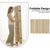 product-fancy-d8f7b87a-0082-4d63-996b-f9d07bdc64da 6 Or 4 Panel Wood Screen Room Divider, Farmhouse Style Carved Boho Wall Dividers Folding Screens, Freestanding Hollow Partition Privacy Screen for Home Office Bedroom Studio Apartment, Natural