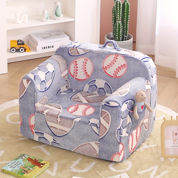 product-fancy-db76a351-2133-453d-9321-e7f1eb2f1ff1 Welnow Sofa, Couch for Kids with Carry Handle And Side Pockets, Foam Chair for Toddlers, Armrest Chair for Kids, Reading Sofa for Boys Or Girls