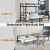 product-fancy-dbaa294c-3b80-42c1-8080-48366eda06ec Triple Twin Bunk Bed, Can Be Separated Into 3 Twin Beds