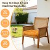 product-fancy-dbd7724a-f31c-4095-baa5-d3ddbfa3430f Cushion for Outdoor Courtyard Crafted from Corduroy Fabric
