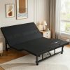 Adjustable Bed Base Frame, Head & Foot Incline, Zero Gravity, Universal Mattress Compatibility, Easy Assembly, Noise-Free Adjustable Bed Frame for Home Bedroom, Tool-Free Assembly