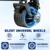 [Heavy Duty Folding Wagon] LEVELEVE Heavy Duty Folding Wagon-2-in-1 Collapsible Cart 400lb, 650lb Capacity All-Terrain Wheels W/Brakes And ASide Pockets