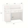 product-fancy-dd97c74d-be74-4da8-ae51-79740fa0e9e7 Modern Computer Desk with Drawers And Open Shelves, Functional Workstation for Home Office, Wood Home Office Desk Station with File Drawer And Storage Cabinet, Stylish Design