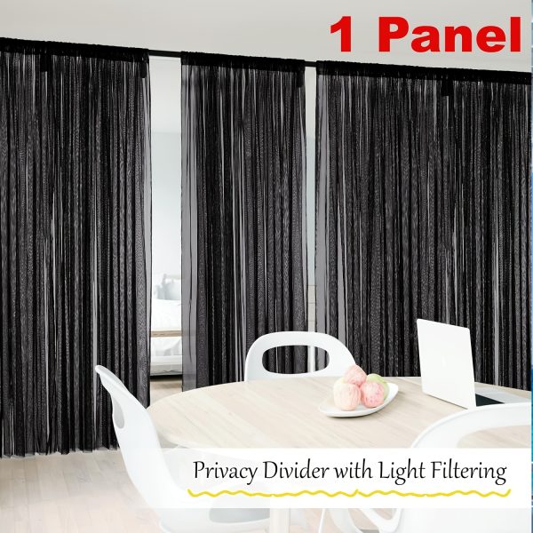 product-fancy-de55a35c-37e2-46c2-bc41-d2a5fc8a0bc3 Single-piece Outdoor Transparent Knitted Polyester Mosquito Net with Rod Pocket — Breathable Anti-mosquito Mesh, Suitable for Gazebos, Terraces, Gardens, and Pavilions — Design and Installation