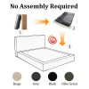 product-fancy-dea5fac9-60bb-4427-9951-dbb9605d3309 Upholstered Platform Bed, Compressed 2-in-1 Convertible Sofa Bed, Vacuum Packed Boneless Sleeper Couch, Queen Bed Frame Features A Headboard, No Assembly Required, Multifunctional Furniture For Small Apartment Dorm Office