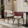 product-fancy-df1993d9-c113-4633-9330-e8f6381240f8 AESOME Mid-Century Dining Chairs Set of 2 Crocodile-Textured Back Upholstered Kitchen Chairs for Living Room Lounge, Luxury Microfiber Faux Leather Dining Room Chair, Easy Assembly (Chairs Solely)