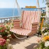 product-fancy-dfc79499-fbd4-425a-981d-8629e2c29201 An Oxford Cloth Hanging Hammock Chair for Courtyard Pavilions, Garden Hanging Chairs, Balcony Hanging Chairs, and Park Hanging Hammock Chairs. Suitable for Outdoor, Courtyard, and Pavilion Use. Color: Random