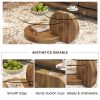 product-fancy-dfff3bef-2182-4b4c-a524-c91c6044edbb Glass Coffee Tables for Living Room Round Coffee Tables Modern Double Layer Round Table Circle Coffee Table for Small Space Home Office, Durable And Not Easily Broken, Easy to Assemble, Fashionable Design Feel (42 Inch X 17 Inch)