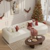 product-fancy-e0017596-6f12-413c-90bd-54c04b2e624a 116" Curved Sofa with Throw Pillows, 4-Seater Luxury Chenille Fabric with Fully Assembled Long Lounge Sofa, Living Room Curved Sectional Sofa Chaise Lounge